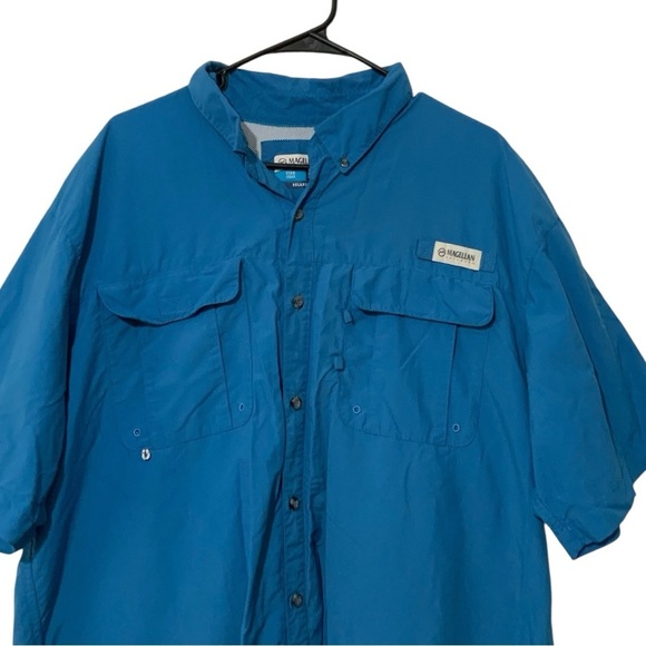 Bundle of 3 Magellan Men's Relaxed Fit Fish Gear Short Sleeve Shirt Sz XL - Picture 4 of 16